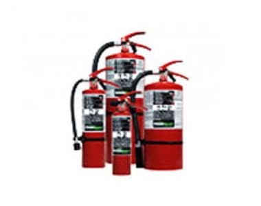 Stock image of Clean Agent fire extinguisher